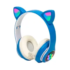 RYBIU IMPORT - Auriculares Luminosos Coloracion Azul Y+Envoltorio de Regalo