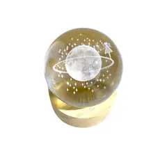 GENERICO - Esfera de cristal con diseño Niña en galaxia