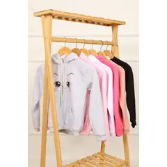 TAIS PRINCESS - Polera afranelada con capucha gatita niñas