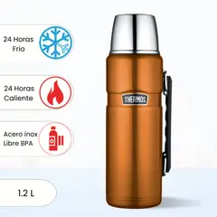 THERMOS - Termo de Bebida King 1.2 LT Dorado