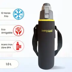 THERMOS - Tomatodo Termico Extrema + Funda 1 Lt Plateado