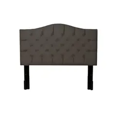 MUEBLES MACRUMO - Cabecera Alta Varsovia de 1.5 Plz - Color Plomo