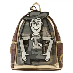LOUNGEFLY - Mini Mochila Toy Story Woody Sepia