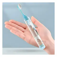 RYBIU IMPORT - Set de Cepillo y Dispensador de Pasta Dental Portatil Azul