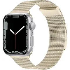 GENERICO - Correa Milanese para Apple Watch 41mm - Champán