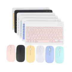 GENERICO - Teclado inalámbrico Bluetooth con Mouse - Verde - M