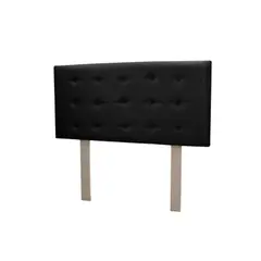 MUEBLES MACRUMO - Cabecera Lima de 2 Plz - Color Negro