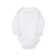 ECOBEBE - Body Bebé Manga Larga Ecowhite 100 Algodón Orgánico