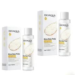 BIOAQUA - PACK 2 LOCIÓN FACIAL ARROZ RICE RAW PULP