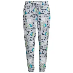 DISNEY - Pantalon Jogger de Pijama Minions para Mujer - Gris