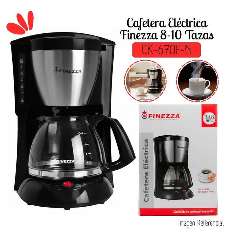 Cafetera CK-670F 1.25 litros 1000 watts