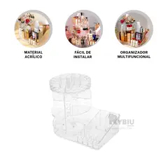 RYBIU IMPORT - Soporte de Maquillaje Base Cuadrada Y+Post-it Adhesivos