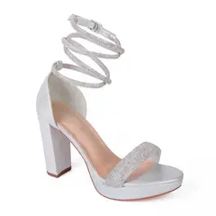 STHEF - Sandalia de Fiesta 7991 PLATA