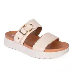 STHEF - SANDALIA MUJER CASUAL BEIGE 7998