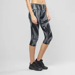 SALOMON - Lycra NegroGris Running Mujer -