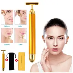 GENERICO - Rodillo Masajeador Facial de Vibración