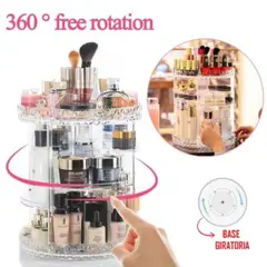 GENERICO - Organizador de Maquillaje Cosméticos Giratorio 360°