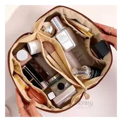 RYBIU IMPORT - Neceser de Maquillaje para Viaje Elegante en Color Marron