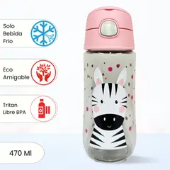 THERMOS - Tomatodo para niños Con Diseño ZEBRA 470 Ml