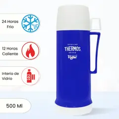 THERMOS - Termo de Bebida para Hogar VOGUE 500 Ml Azul