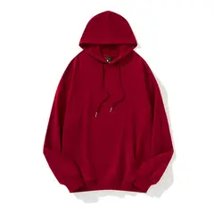 BLWOENS - Camiseta de manga larga para hombres y mujeres en primavera y otoño - Rojo