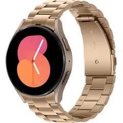 GENERICO - Correa Eslabon para Samsung Galaxy Watch 7 44mm- Oro Rosa