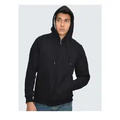 OTTOWARE - Polera Negro con Cierre para Hombre