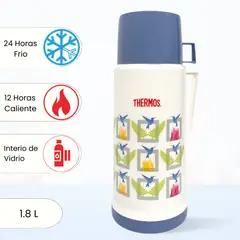 THERMOS - Termo de Bebida para Hogar FANTASÍA COLIBRÍ 1.8 Lt