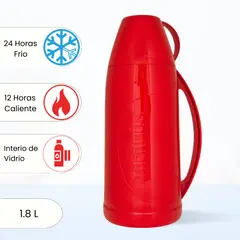 THERMOS - Termo de Bebida para Hogar EVOLUTION 1.8 Lt Rojo