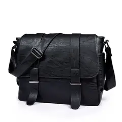 CAPTURE - Maletin Hombre 1707 Cuero Pu Ejecutivo Laptop Negro