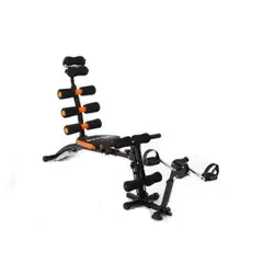 GENERICO - Banca Abdominal Six Pack Multitrainer con Pedal