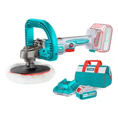 TOTAL TOOLS - Pulidora inalambrica 20v + bateria 4ah y cargador Total