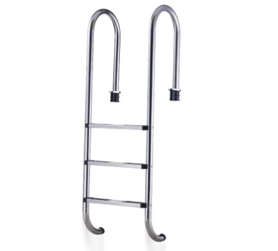 ESCALERA PARA PISCINA DE ACERO INOX ANTIDELIZANTES DE 4 PASOS