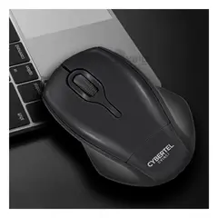 RYBIU IMPORT - Mouse Minimalista y Practico Storm X Negro Y+Regalo Agendita