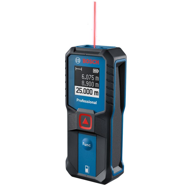 Medidor de distancia láser 25m GLM 25-23 distanciómetro BOSCH-rojo