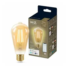 WIZ - Foco LED WIFI Inteligente Pera Filamento Vintage Ambar ST64 E27