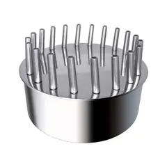 GENERICO - Boquilla para pileta o fuente en acero inoxidable de 3 pulgada