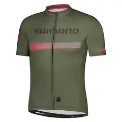 SHIMANO - JERSEY LOGO SS VERDE OLIVA XL