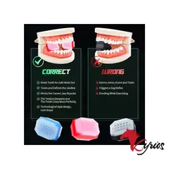 NO LOGO - Ejercitador De Mandíbula - Rojo