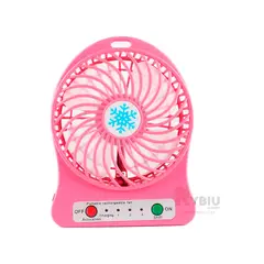 RYBIU IMPORT - Ventiladora Moderna en Color Rosado Y+Post-it Adhesivos