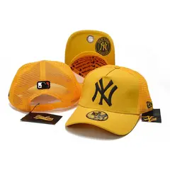 GENERICO - Gorra New Era Yankees New York Nuevo NY Baseball Trucker Amarillo