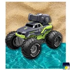 GENERICO - Carro anfibio a control remoto con lanzador de agua - VERDE