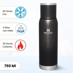 STANLEY - Termo de bebida Adventure TO GO Charcoal Glow 750 Ml