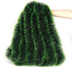 GENERICO - Set de 3 Guirnaldas navideñas de 200cm para arbol de navidad 11cm