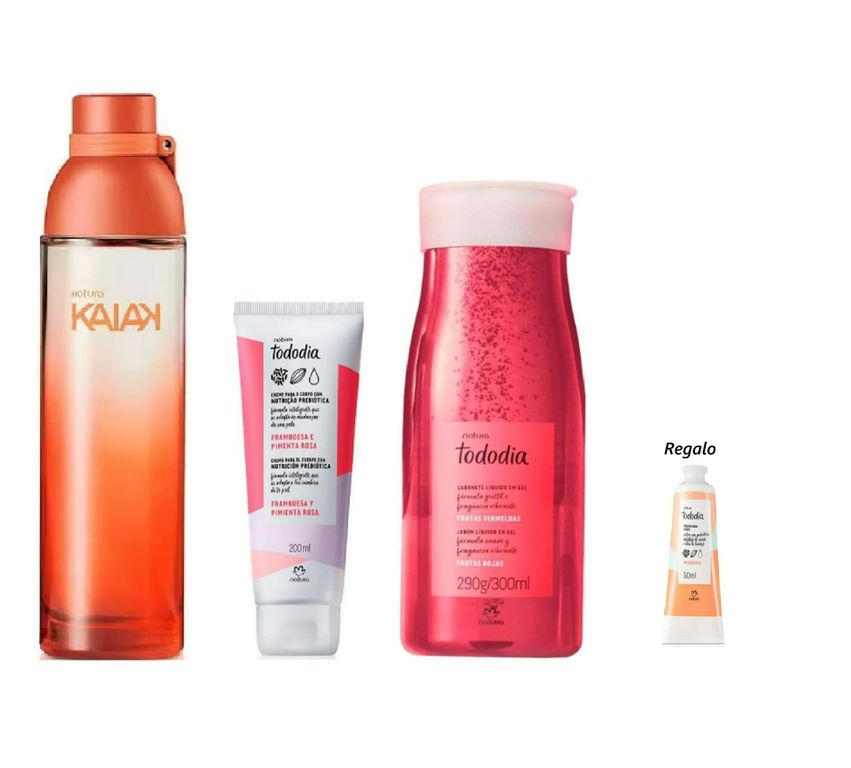 Kaiak clasico+ crema corporal + jabon liquido + regalo