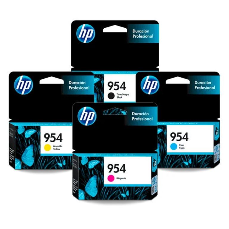 Pack de Cartuchos de Tinta 954 Black Cyan Magenta Yellow
