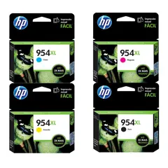 HP - Kit Tinta 954XL Cyan Magenta Amarillo Negro