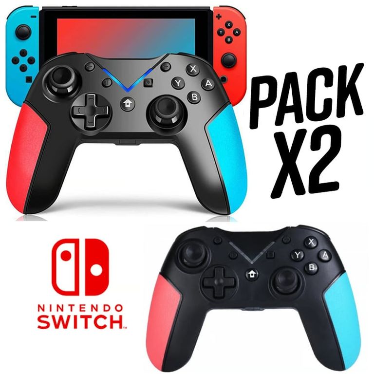 Pack 2 Mandos Compatibles para Nintendo Switch Inalámbricos