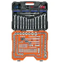 TRUPER - Dados y llaves 199 herramientas para mecánico, Drive RACING