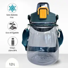 THERMOS - Tomatodo Deportivo Botella Go 1.2l Azul